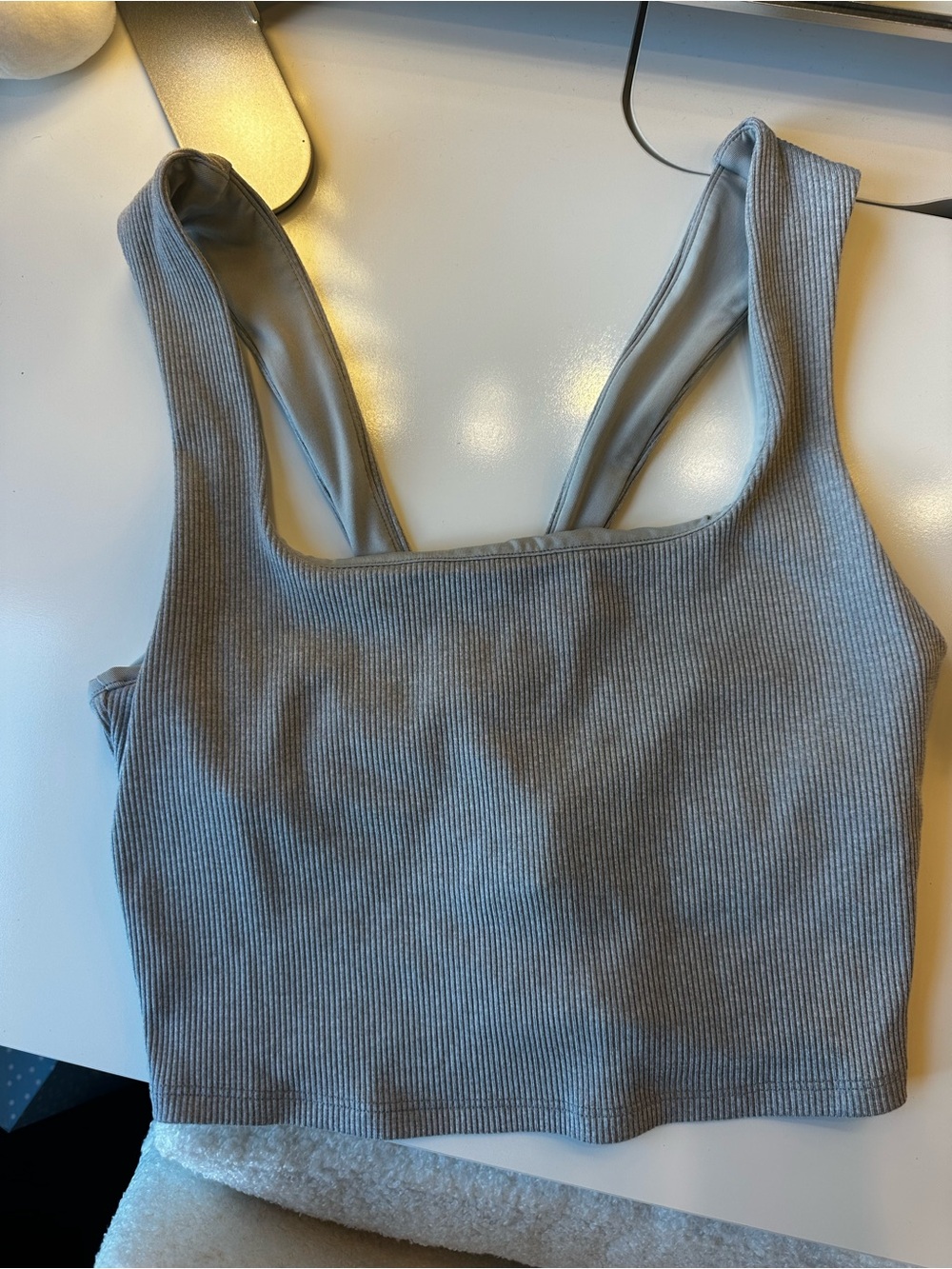 ALO Ribbed Crop Tank